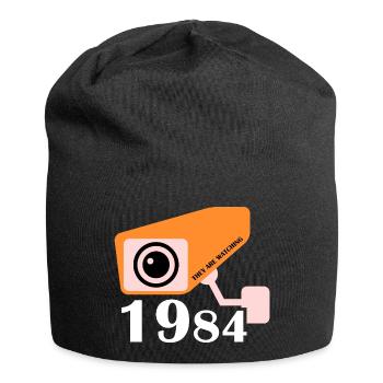 1984 - Sie schauen zu - Jersey-Beanie - Schwarz - Vorne