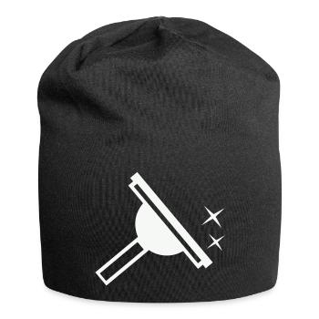 Nettoyeur de vitres - Bonnet en jersey - noir - Devant