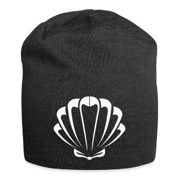 muschel - Jersey-Beanie - Anthrazit - Vorne