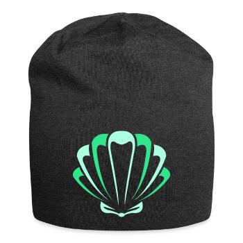 muschel - Jersey-Beanie - Anthrazit - Vorne