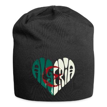 L'Algérie Dans Mon Cœur - Bonnet en jersey - noir - Devant