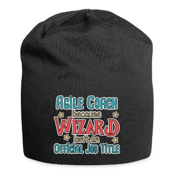 Agile Coach Wizard - Jersey-Beanie - Schwarz - Vorne
