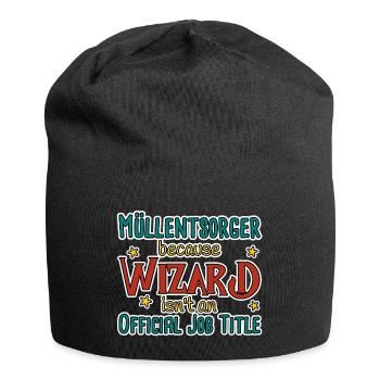Waste Disposal Wizard - Jersey Beanie - black - Front