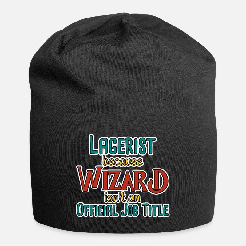 Lagerist Wizard - Jersey-Beanie - Schwarz