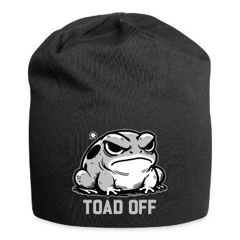 Vintage grenouille crapaud Meme grenouille ne me crapaud pas - Bonnet en jersey - noir - Devant