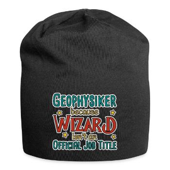 Geophysiker Wizard Geophysik - Jersey-Beanie - Schwarz - Vorne