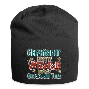 Geophysicist Wizard Geophysik - Jersey-Beanie - Schwarz - Vorne