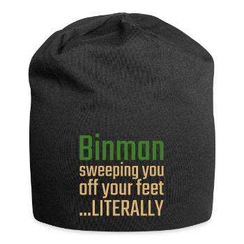Binman La Saint-Valentin vous balaie - Bonnet en jersey - noir - Devant