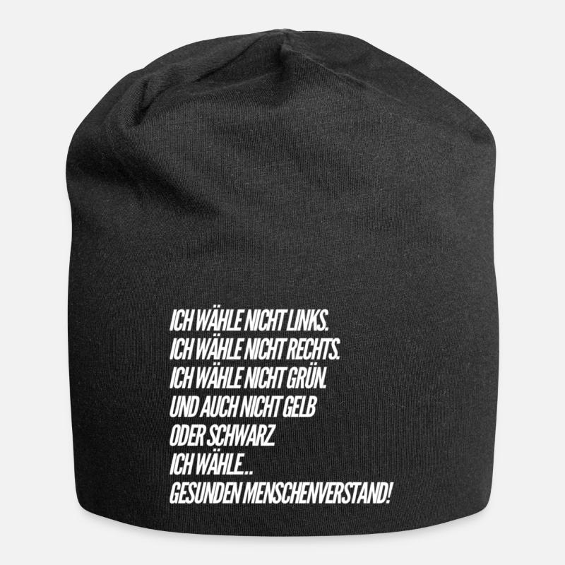Bundestags Wahlen - Jersey-Beanie - Schwarz
