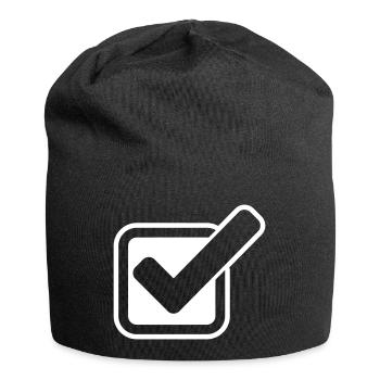 Tick the symbol - Jersey Beanie - black - Front