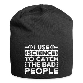 Forensic Analyst Catch The Bad People Squad Crime - Jersey Beanie - black - Front