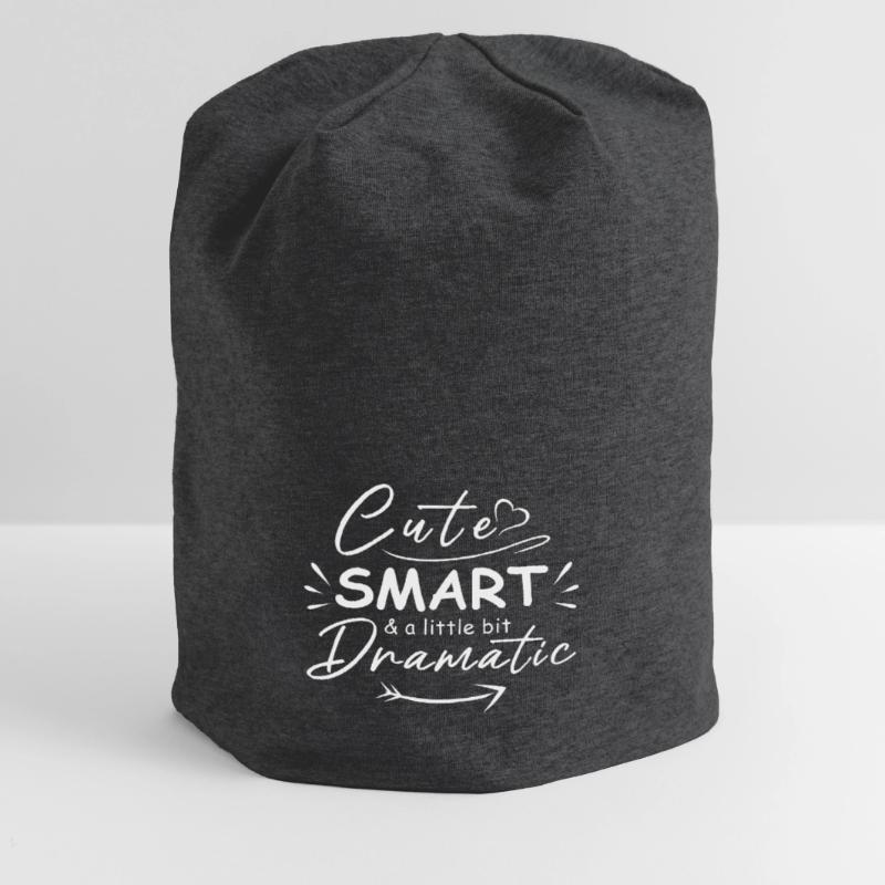 Niedlich, klug und ein bisschen dramatisch Jersey-Beanie