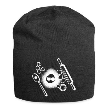 Backzutaten Zeichnung - Jersey-Beanie - Anthrazit - Vorne