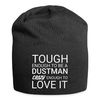 Dustman Crazy - Jersey Beanie - black - Front
