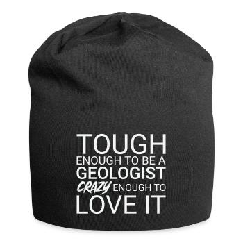 Géologue Crazy Geology - Bonnet en jersey - noir - Devant