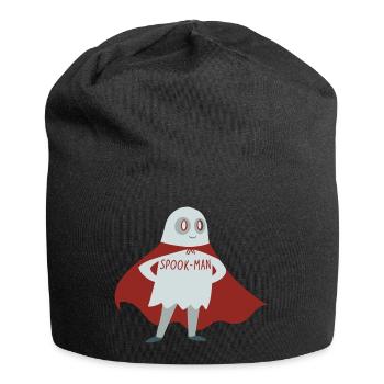 Spook Man Ghost Cape - Jersey Beanie - black - Front