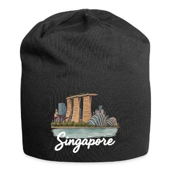Singapore - Jersey Beanie - black - Front