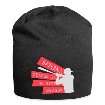 La saison de baseball est la meilleure saison des sports de fans - Bonnet en jersey - noir - Devant