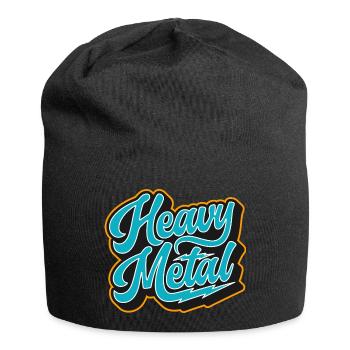 Heavy Metal Rétro Script - Bonnet en jersey - noir - Devant