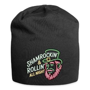 T-shirt du parti d’Irlande La Saint-Patrick - Bonnet en jersey - noir - Devant