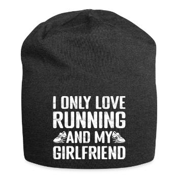 Marathon Runner I Only Love Running - Jersey-Beanie - Anthrazit - Vorne
