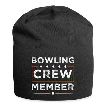 Équipe de bowling - Bonnet en jersey - noir - Devant