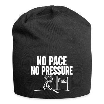 No Pace No Pressure - Jersey Beanie - black - Front
