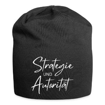 Strategie und Autorität - Human Design - Jersey-Beanie - Schwarz - Vorne