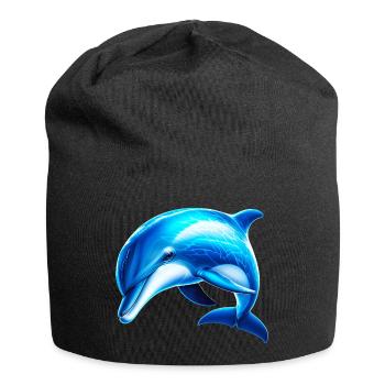 Delfin - Jersey-Beanie - Schwarz - Vorne
