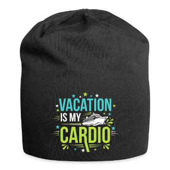 Cruising Granny, Grandma On Deck, - Jersey Beanie - black - Front