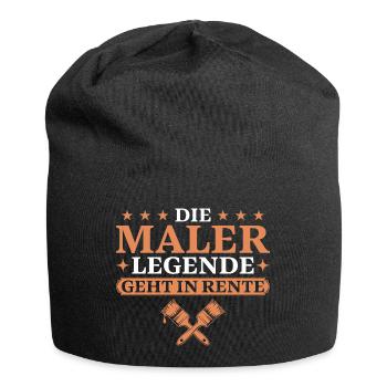 Maler im Ruhestand Handwerker Abschiedsgeschenk - Jersey-Beanie - Schwarz - Vorne