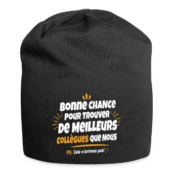 T-shirt Humour Collègues de Travail - Bonnet en jersey - noir - Devant