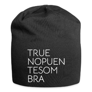 PONT DE L’OMBRE DU TONNERRE - Bonnet en jersey - noir - Devant