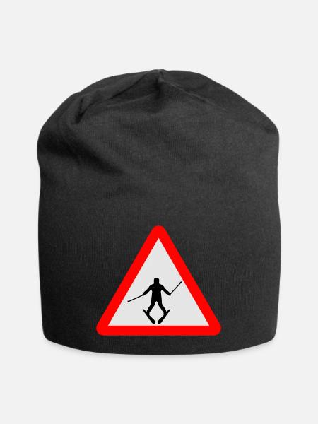 Ski - Bonnet en jersey - noir