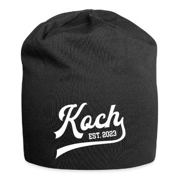Koch 2023 Ausbildung Bestanden Lehre Kochlehrling - Jersey-Beanie - Schwarz - Vorne