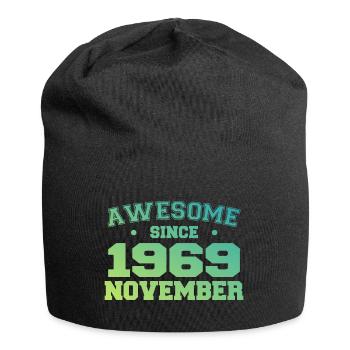 Born November 1969 Birthday Gift November 1969 - Jersey Beanie - black - Front
