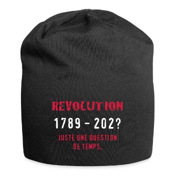 REVOLUTION - Bonnet en jersey - noir - Devant