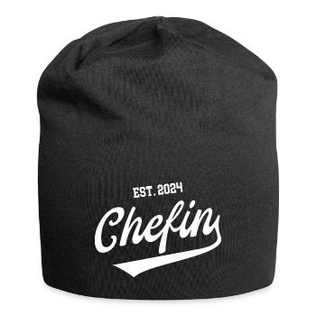 Chefin 2024 Selbstständigkeit Unternehmerin - Jersey-Beanie - Schwarz - Vorne