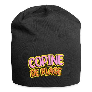 Copine de plage - Bonnet en jersey - noir - Devant