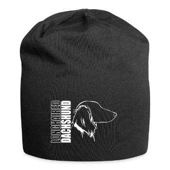 TECKEL À POIL LONG Profil Chiens Chien Wilsigns - Bonnet en jersey - noir - Devant
