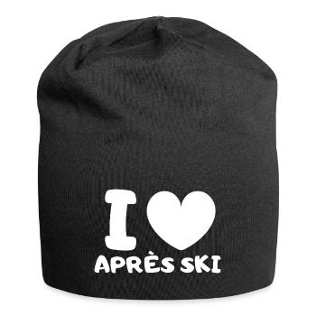 Aprés Ski - Jersey Beanie - black - Front