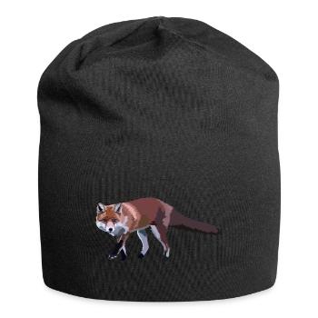 Fuchs - Jersey-Beanie - Schwarz - Vorne