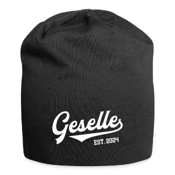 Geselle est. 2024 Prüfung Handwerk Ausbildung - Jersey-Beanie - Schwarz - Vorne