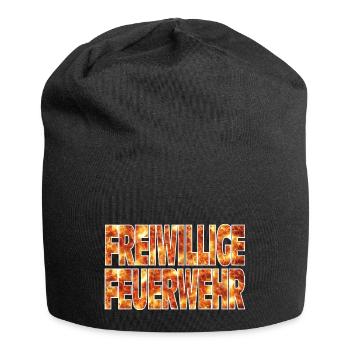 Freiwillige Feuerwehr - Jersey-Beanie - Schwarz - Vorne