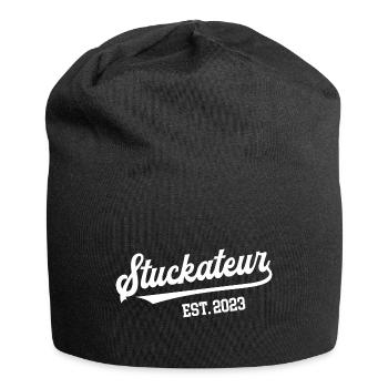 Stuckateur 2023 Prüfung Ausbildung Gipser Putzer - Jersey-Beanie - Schwarz - Vorne