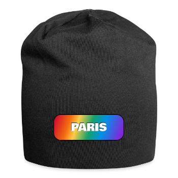 LGBT Paris France Gay Pride - Jersey Beanie - black - Front