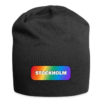 STOCKHOLM RAINBOW PRIDE - Jersey Beanie - black - Front