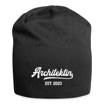 Architektin 2023 Architektur Studium Abschluss - Jersey-Beanie - Schwarz - Vorne
