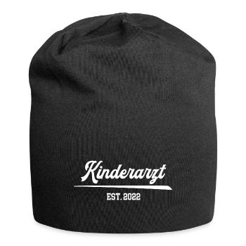 2022 Kinderarzt Studium bestanden Glückwunsch Arzt - Jersey-Beanie - Schwarz - Vorne