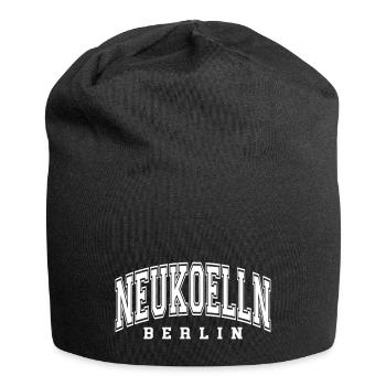 Neukölln - Jersey-Beanie - Schwarz - Vorne